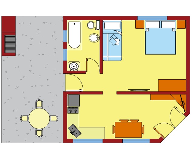 2 Ambientes (Planta Baja)